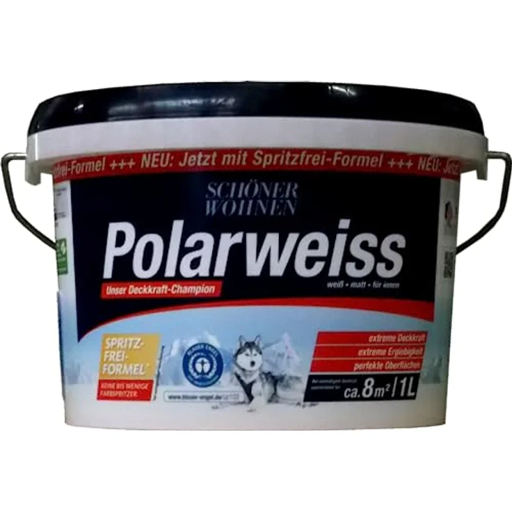 Schöner Wohnen Polarweiß 1L – Bild 2