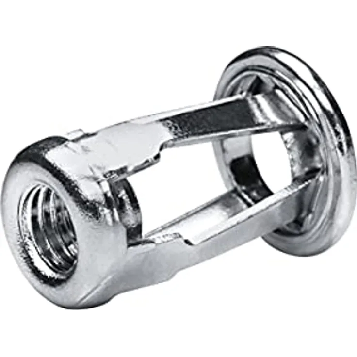 GOEBEL® - 250 x Spreiz-Blindnietmuttern M4, Stahl verzinkt, Flachkopf, Rundschaft, Ø 8,0 mm x L 22,0 mm - GO-FOUR