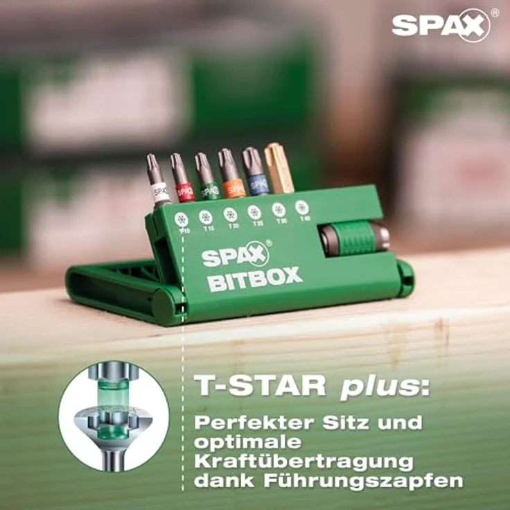 Bit-Set 'Spax-Bitbox' T-Star plus 7-teilig – Bild 5
