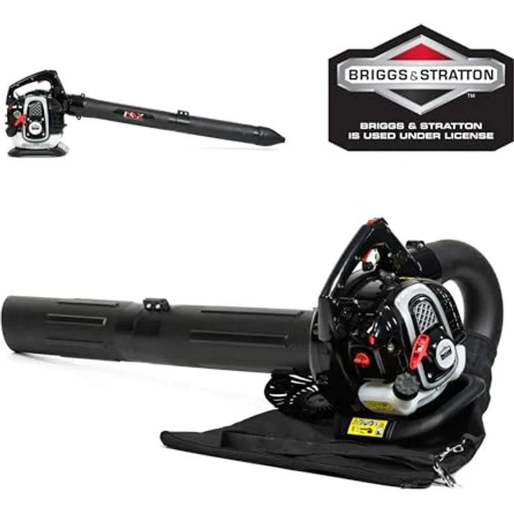 NAX POWER PRODUCTS 950V Laubbläser Motor 25 cm3 0,75kW Laubsack 40l Briggs & Stratton Lizenzware Ben – Bild 6