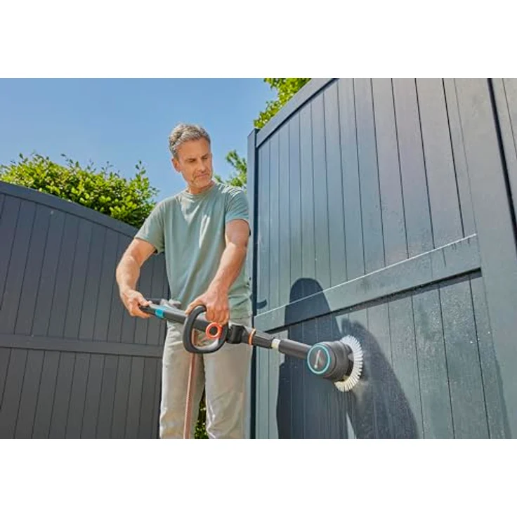 GARDENA Tellerbürste Soft 14847-20, Zubehör für Akku-Multi-Reiniger AquaBrush, ideal für empfindliche Oberflächen – Bild 3