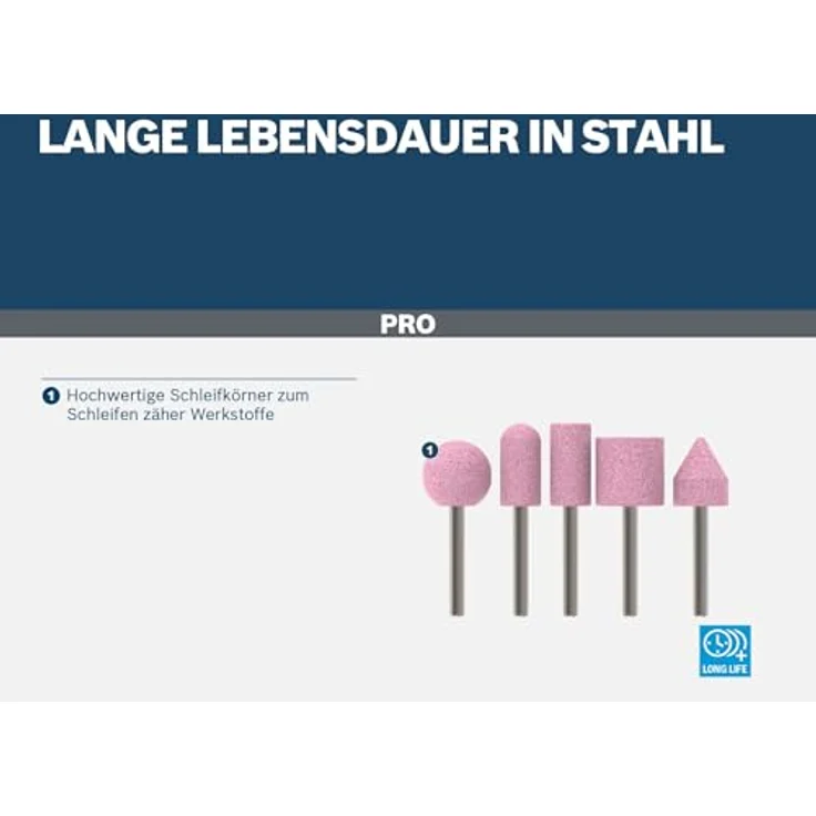 Bosch Professional 1608620056 Schleifzubehör Schleifstift 20 x 25 mm K36, 6 mm – Bild 6
