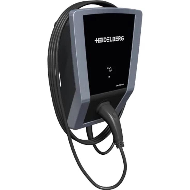 HEIDELBERG Wallbox für Solaranlagen, 11 kW mit App, RFID und integriertem Solarmanager, weiß – Bild 1