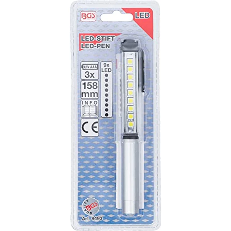 BGS 8493 | Aluminium-LED-Stift mit 9 LEDs – Bild 4