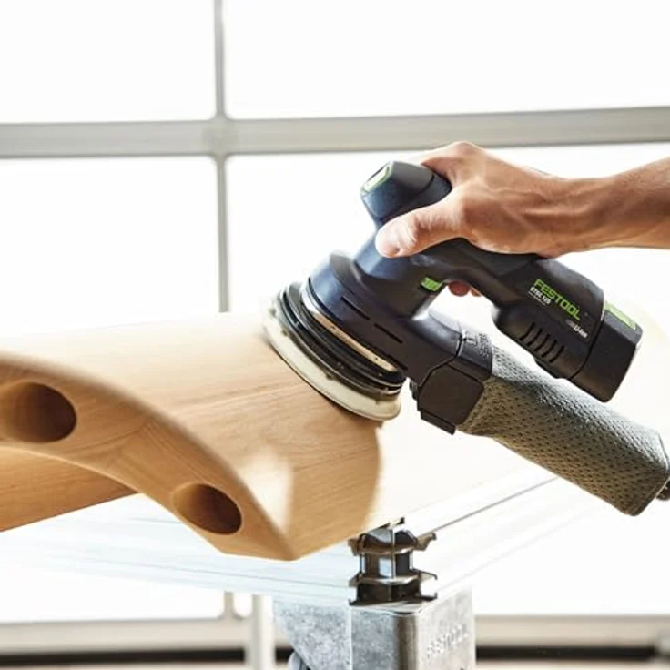 Festool Akku-Exzenterschleifer ETSC 125, 18 V mit 3,0 Ah Akku und PROTECTOR für schonendes Schleifen – Bild 5