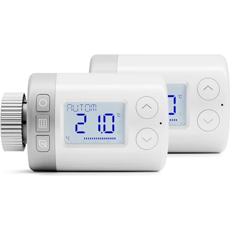 Honeywell Home Rondostat HR27, Intelligenter programmierbarer Heizkörperregler mit präziser Temperaturregelung, 2er Pack – Bild 1