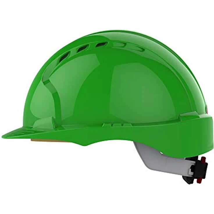 JSP ajf170–000–300 EVO3 Ratschen Helm, belüftet, grün, HDPE Schale, 6-Punkt-Terylen Wiege Harness, entspricht EN397 – Bild 3