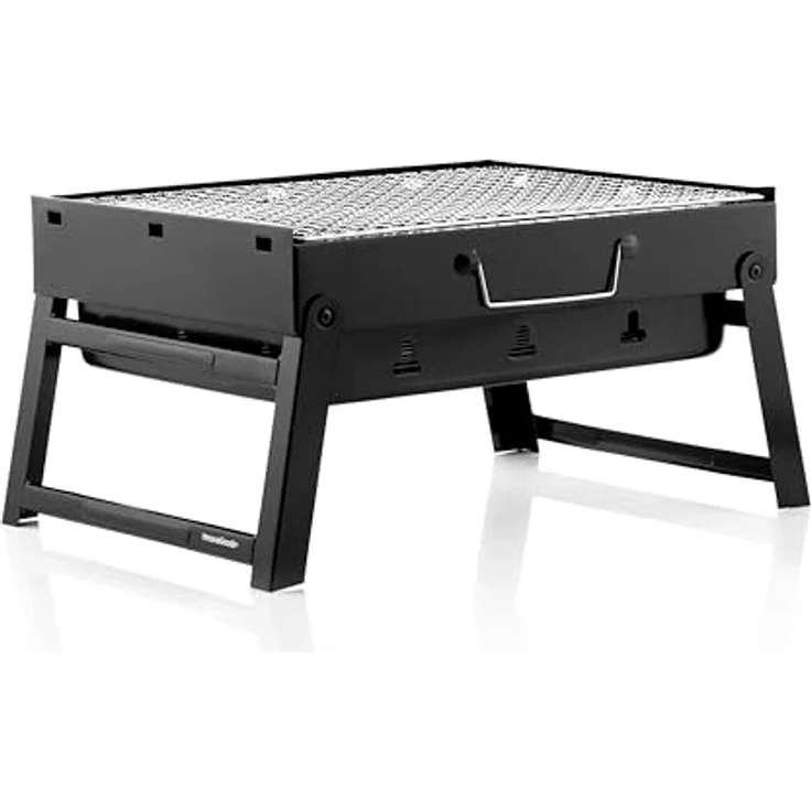 Klappbarer tragbarer Grill für die Verwendung mit Holzkohle BearBQ InnovaGoods – Bild 2
