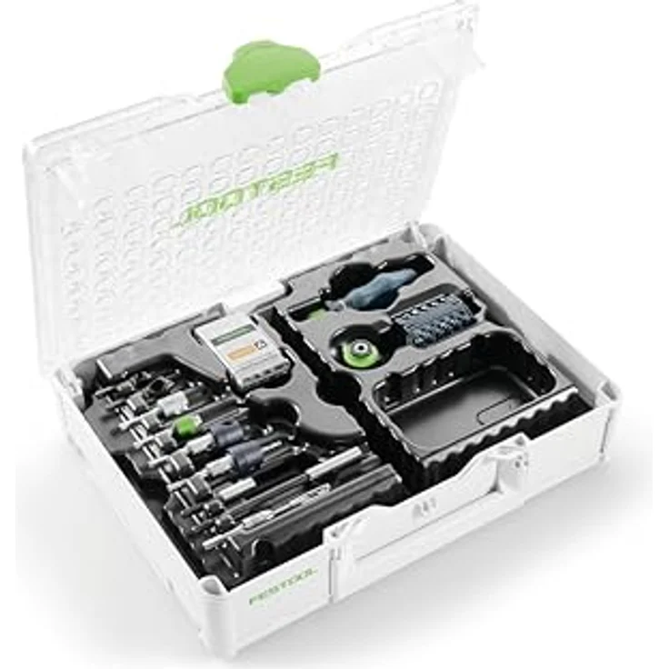 Festool SYS3 M 89 ORG CE-SORT, Montageset mit 104-teiligem CENTROTEC Zubehör für Akku-Bohrschrauber – Bild 9
