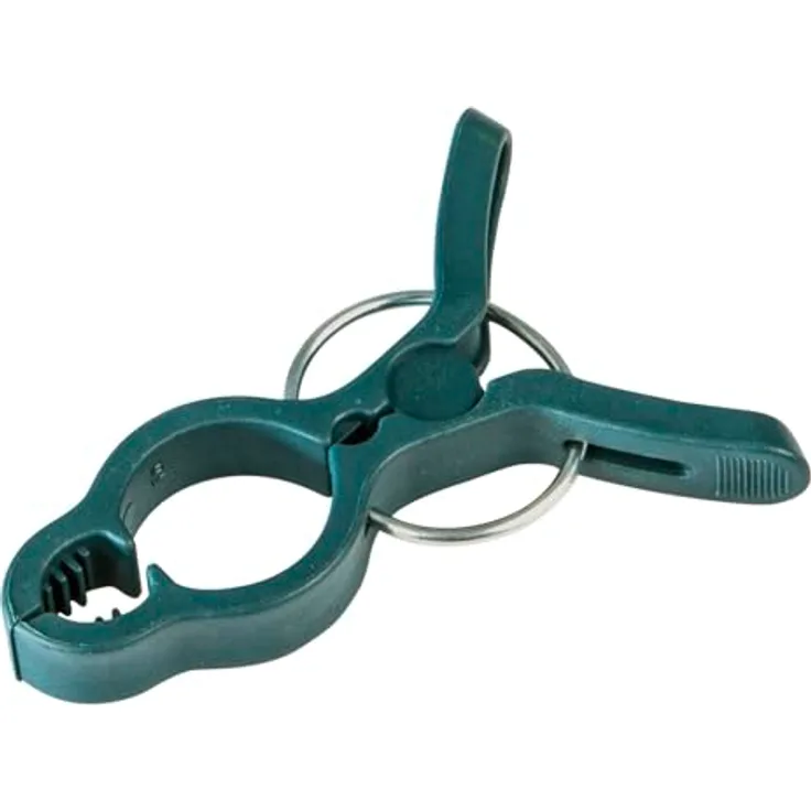 Windhager Pflanzenclips FIX, 12 Stück, grün, witterungsbeständig und wiederverwendbar, Zugfestigkeit 1000 PSI