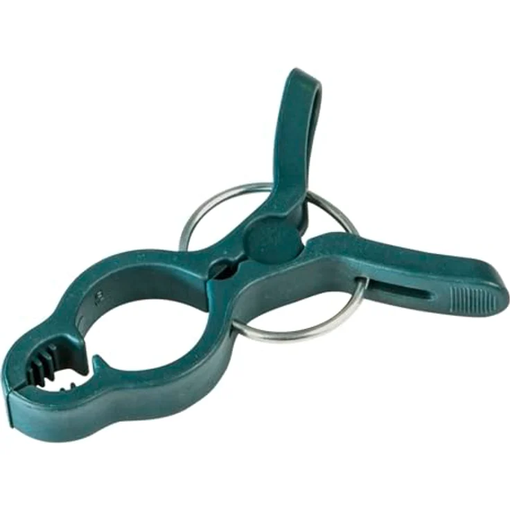 Windhager Pflanzenclips FIX, 12 Stück, grün, witterungsbeständig und wiederverwendbar, Zugfestigkeit 1000 PSI – Bild 1