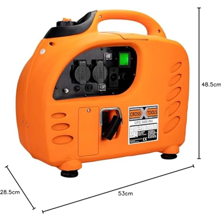 Cross Tools 68038 Inverter Stromerzeuger Generator CPG 3000 INV 2,8 kW – Bild 11
