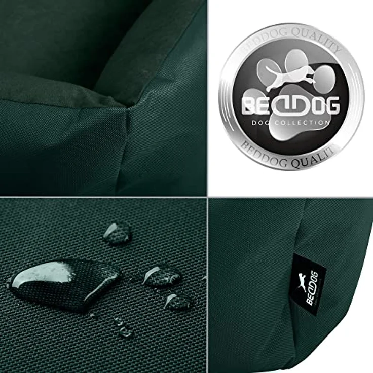 BedDog Hundebett Zara, Hundekissen mit abziehbaren waschbaren Bezug, Hundekorb, Hundesofa, für kleine Hunde, S – Bild 5