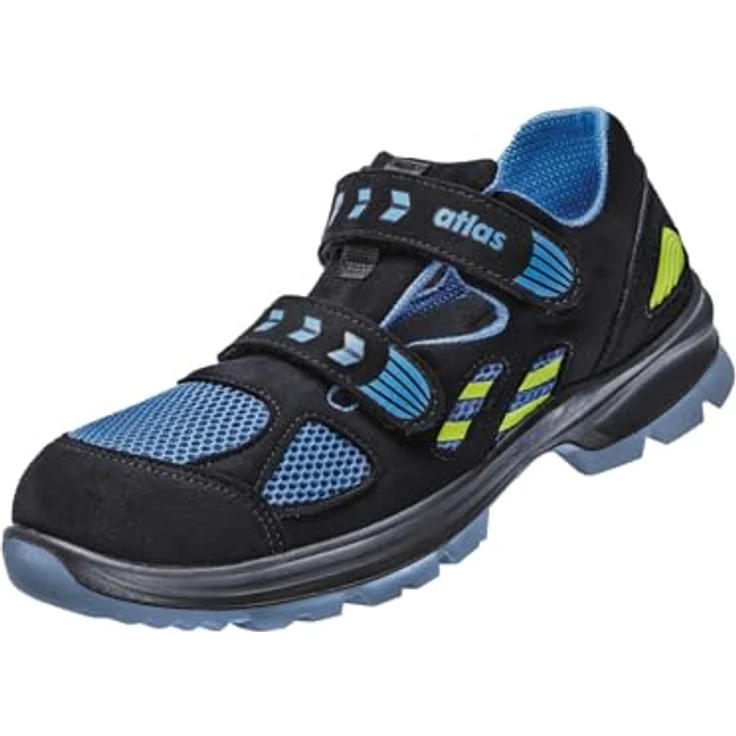 Atlas Schuhe 25930 Arbeitsschuh, Alu-tec® Aluminiumkappe, XP® metallfreie Durchtritthemmung, 3D-Dämpfungssystem, schwarz/blau/grün – Bild 2