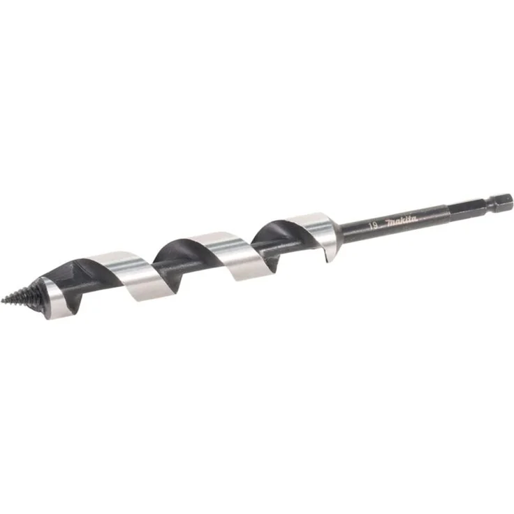 Makita Schlangenbohrer 19x200 mm, Holzbohrer mit Zentrierspitze und Sechskantschaft – Bild 1