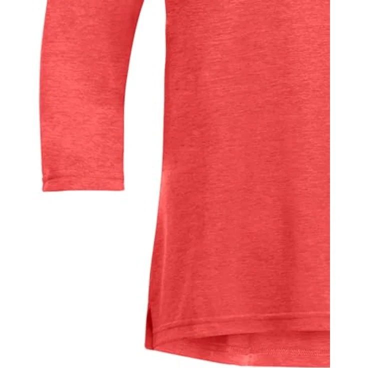 Jack Wolfskin Crosstrail 3/4 T-Shirt für Damen, leichtes und atmungsaktives Trainingston in Rot, Größe M – Bild 6