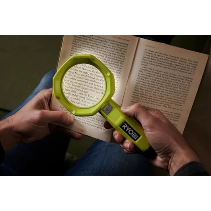 Ryobi RML4-0, 4 V USB-Lithium Akku-Lupenleuchte mit 2 Intensitäten (60/200 Lumen), 3-fache Vergrößerung, ohne Akku und Ladegerät – Bild 3