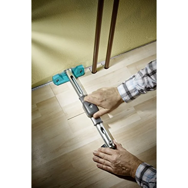 wolfcraft Hammer-Zugeisen 6945000 Werkzeug zum Verlegen von Laminat und Parkett 3-in-1-Funktion Hammer, Schlagholz und Zugeisen in einem Produkt - Preisvergleich – Bild 4