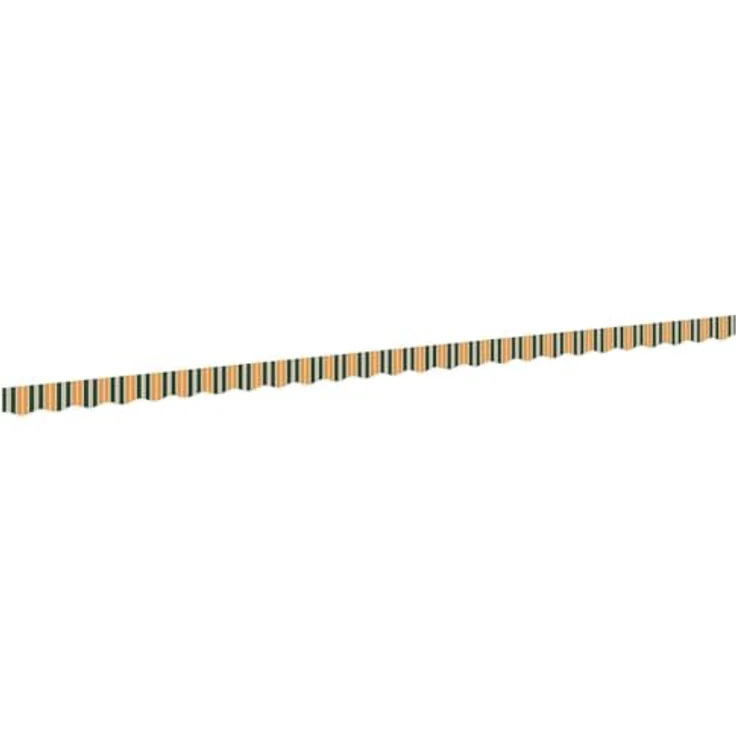 vidaXL Markisenvolant, 580 x 20 cm, UV-beständiges und wasserabweisendes Segeltuch, Grün und Gelb – Bild 1