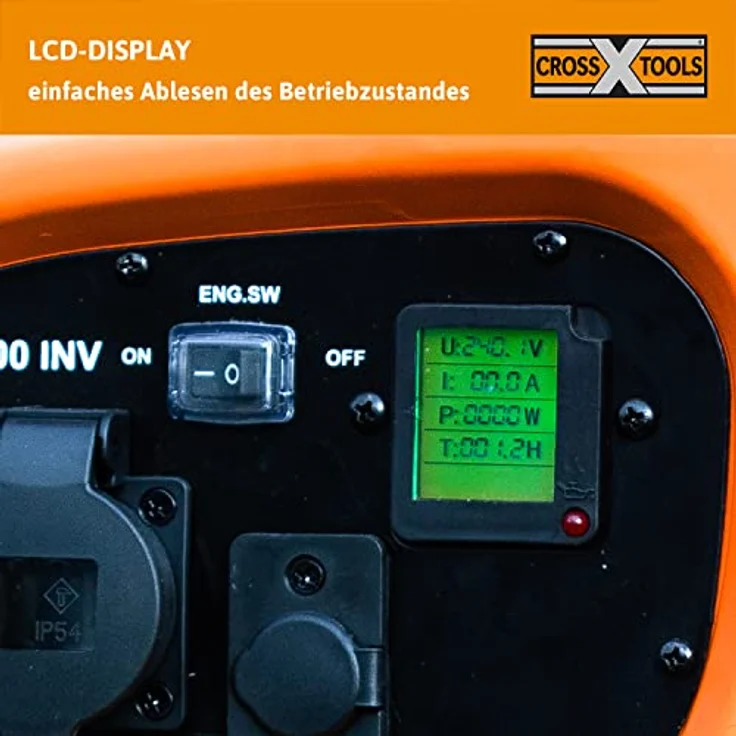 Cross Tools 68038 Inverter Stromerzeuger Generator CPG 3000 INV 2,8 kW – Bild 7