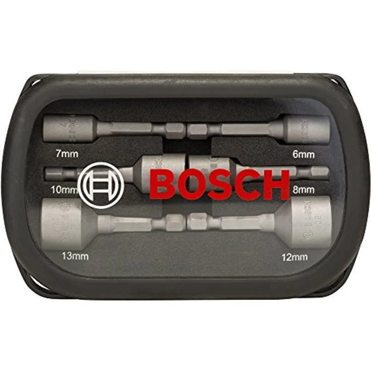 Bosch Professional Steckschlüsseleinsatz-Set 2608551079, 6-teilig, 6-13mm in Kunststoff-Box mit Klarsichtdeckel – Bild 2