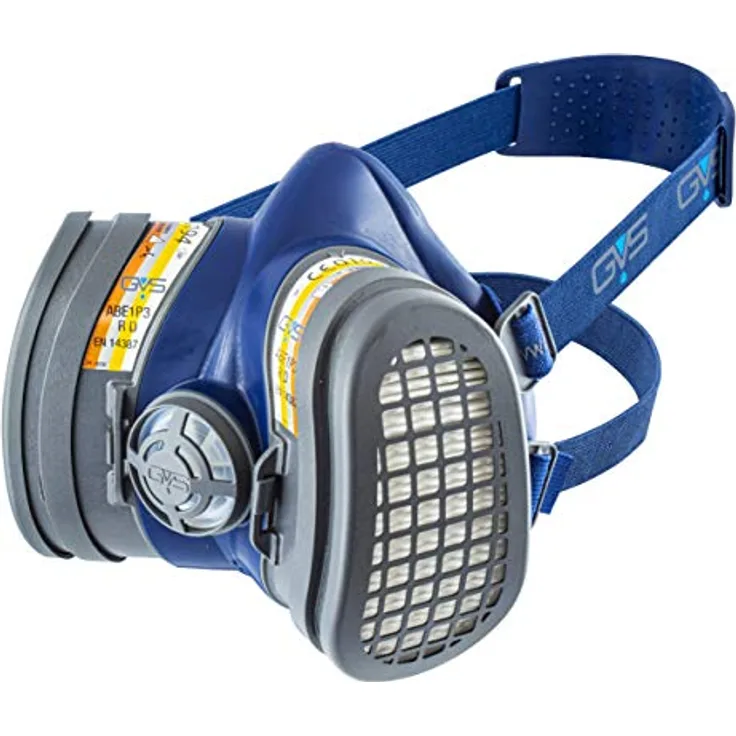 GVS SPR580 Elipse Maske mit ABE1P3 Filter gegen organische, anorganische und chemische Gase und Stäube, S/M