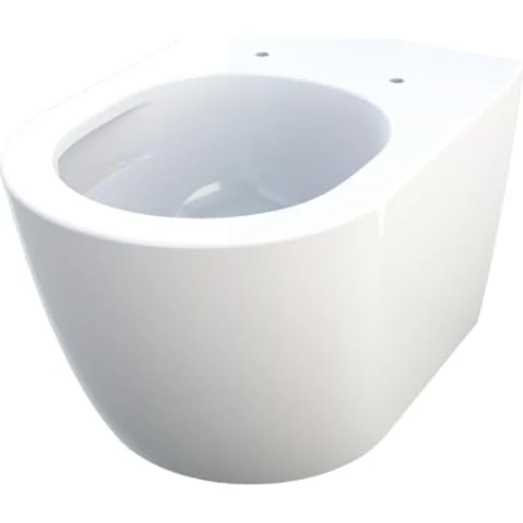 Primaster Wand WC Salvando, spülrandloser Tiefspüler in weiß, inkl. WC-Sitz, 4 Liter Spülmenge – Bild 2