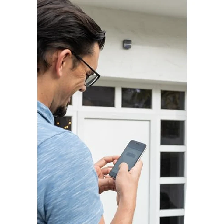 Theben TECTA D180i AN, Bewegungsmelder mit 180° Erfassungswinkel, 14 m Reichweite, App-Steuerung, Wandmontage – Bild 4