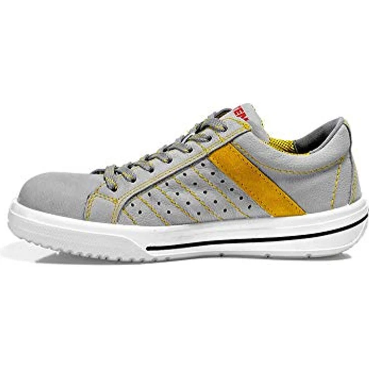 Elten BREEZER grey Low ESD S1 Sicherheitsschuhe, Nubukleder, atmungsaktives Textilfutter, Gr. 41 – Bild 2