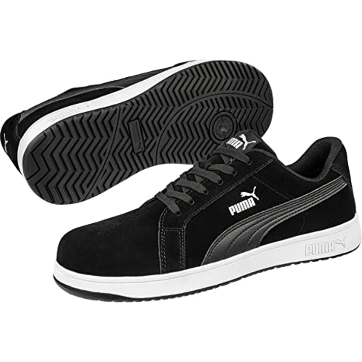 PUMA Safety Sicherheitsschuh, Hochwertiges Velourleder, HERITAGE Sohle, Fiberglaskappe, Blau – Bild 5