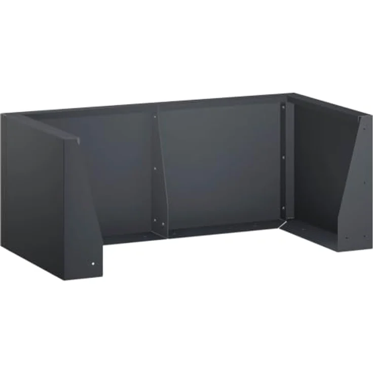vidaXL Beetumrandung Stützmauer, 4 Eckstützmauern aus Stahl, wetterbeständig, anthrazit, 100 x 100 x 30 cm – Bild 6