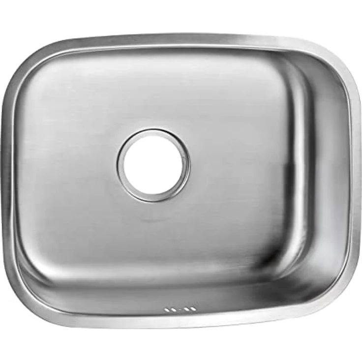 STABILO Sanitaer Einbauspüle 'Tom', Edelstahlspülbecken, 0,8 mm Materialstärke – Bild 3