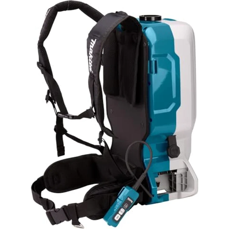 Makita DVC660Z, Rucksackstaubsauger 2x18 V (ohne Akku, ohne Ladegerät), Türkis, 6 liters – Bild 2