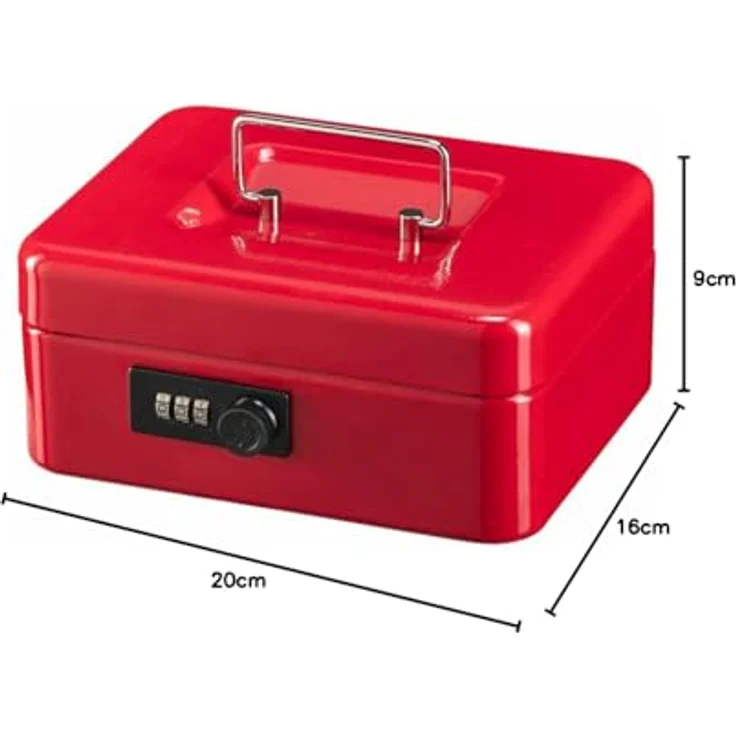 BURG-WÄCHTER Money Code 5020 red Geldkassette (B x H x T) 200 x 90 x 160mm Rot – Bild 6