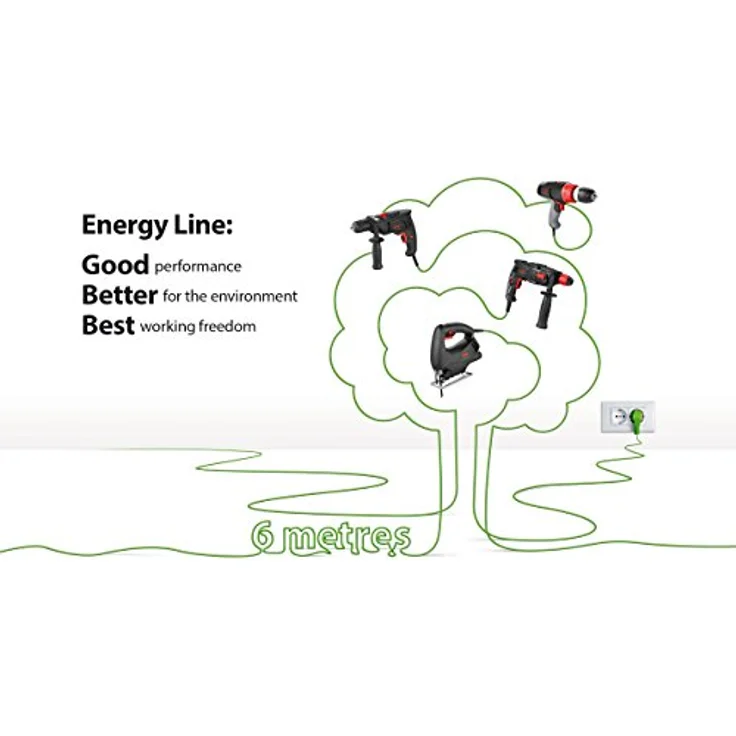 Skil 6221 AA Bohrschrauber Energy Line (kompakt, leicht und präzise, 20 Drehmomenteinstellungen, 0,9A, 1,2kg) F0156221AA – Bild 11