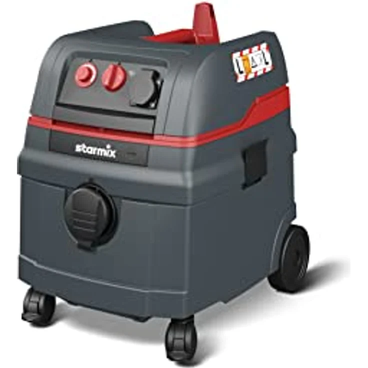 Starmix Nass- und Trockensauger Staubsauger ISC L-1625 TOP, hochwertiger Sauger für Baustelleneinsatz (1600 Watt, 25 L) – Bild 2