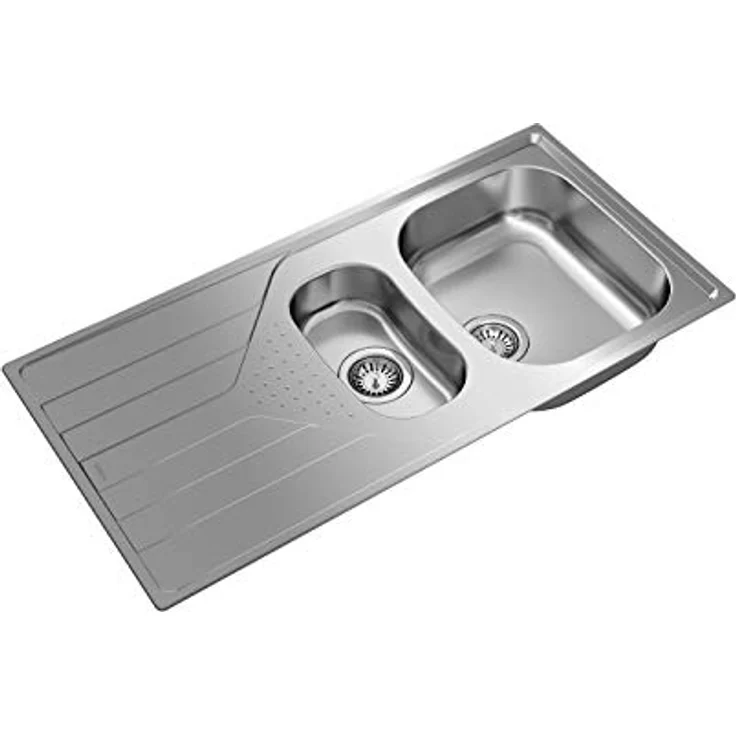 Teka Universe 60 T-XP 1½C 1E Einbauspüle, wendbar, Edelstahl, großes Becken mit Abtropffläche, 60 cm – Bild 5