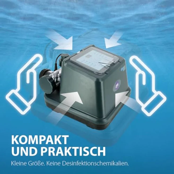 Gre Salzelektrolyse Chlorinator für Aufstellpools bis 25 m³, automatisches Chlor-Management ohne Chemieprodukte – Bild 4
