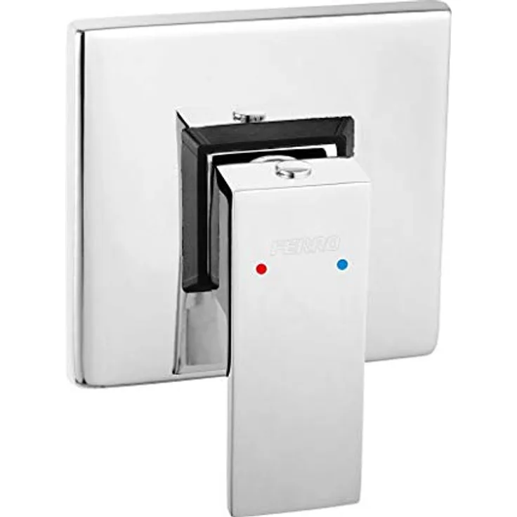 Saniworld Unterputz Duscharmatur Armatur Dusche Brausebatterie UP quadro quadratisch eckig, Design Unterputzarmatur, langlebige Keramikkartusche, massiver Wandeinbaukörper