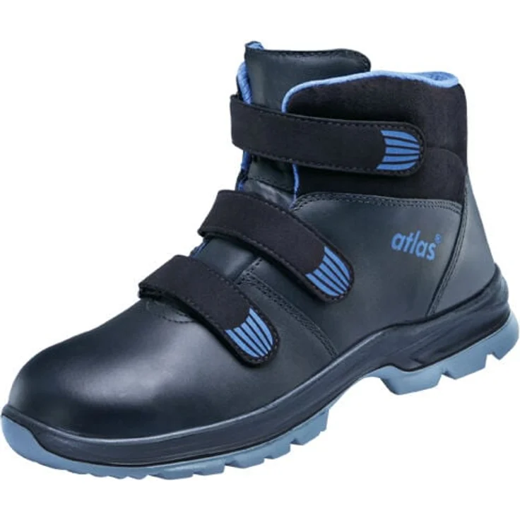 Atlas Knöchelhoher Sicherheitsschuh TX 575 2.0 S3, Waterproof-Glattleder, Durchtritthemmung, Gr. 37, schwarz