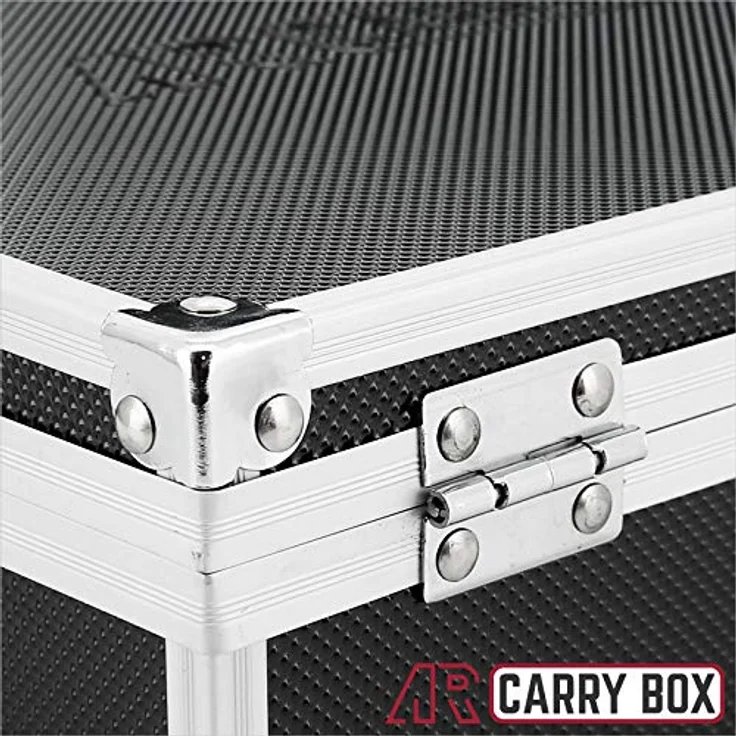 Aluminium Koffer Schwarz Box mit Schaumstoffeinlage 560013 – Bild 10