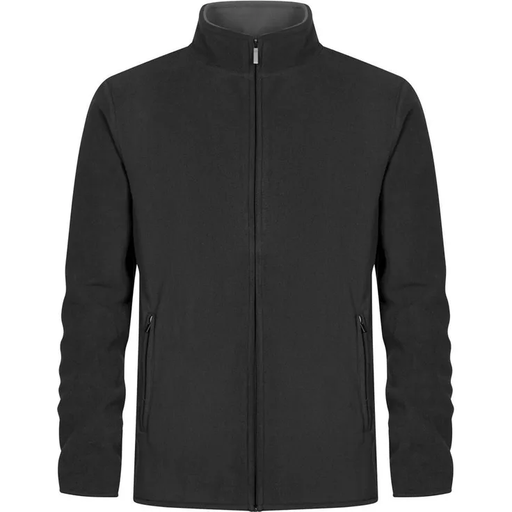 Promodoro Fleecejacke 7961, Arbeitsjacke in charcoal-grey, XXL, windabweisend, beidseitig Anti-Pilling, mit Reissverschlusstaschen