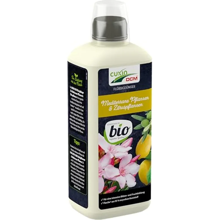 CUXIN DCM Flüssigdünger Mediterrane Pflanzen & Zitruspflanzen Bio 800ml