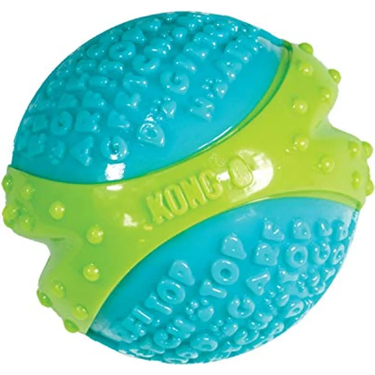 KONG – CoreStrength Ball - Langlebiges Kauspielzeug für Zahnpflege – Für Große Hunde