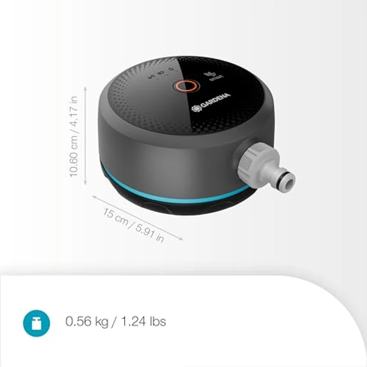 GARDENA 19050-20 Smart Pipeline Water Control, Bewässerungssteuerung mit datengesteuerten Zeitplan und Smart Home Integration – Bild 4