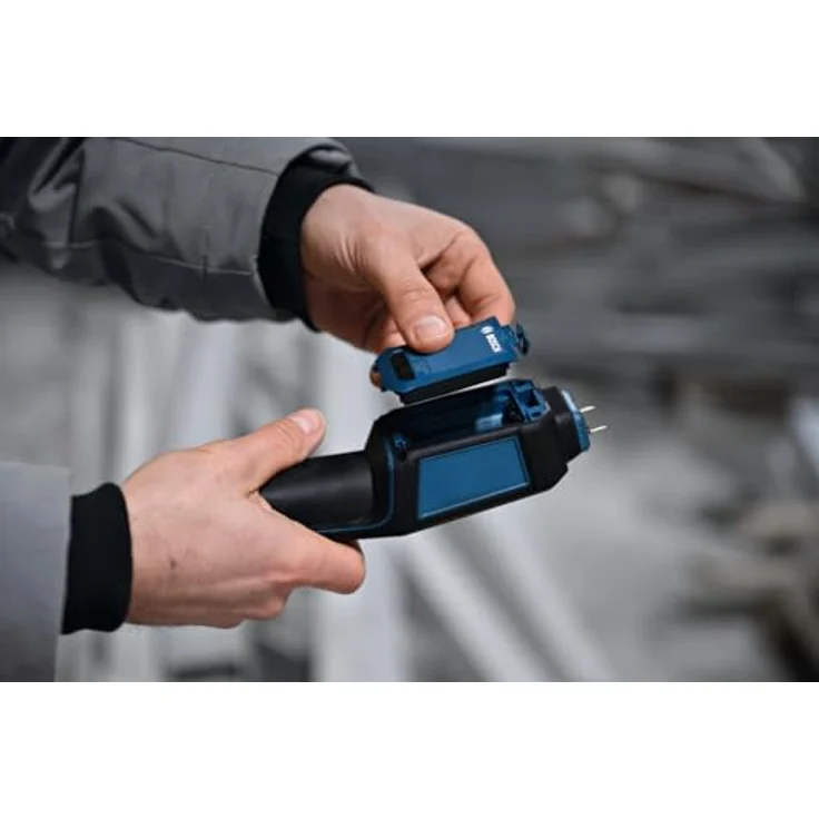 Bosch Professional GMP 2-15 Holzfeuchtemessgerät mit Farb-LCD, Thermo-Hygrometer und IP65 Schutzart – Bild 6