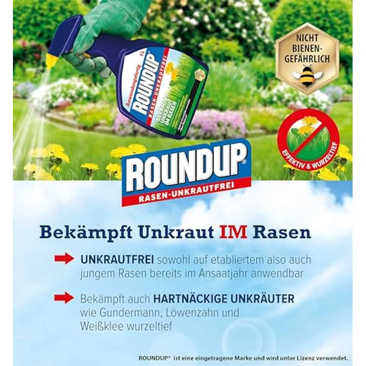 SCOTTS Roundup Rasen-Unkrautfrei, 250 ml – Bild 2