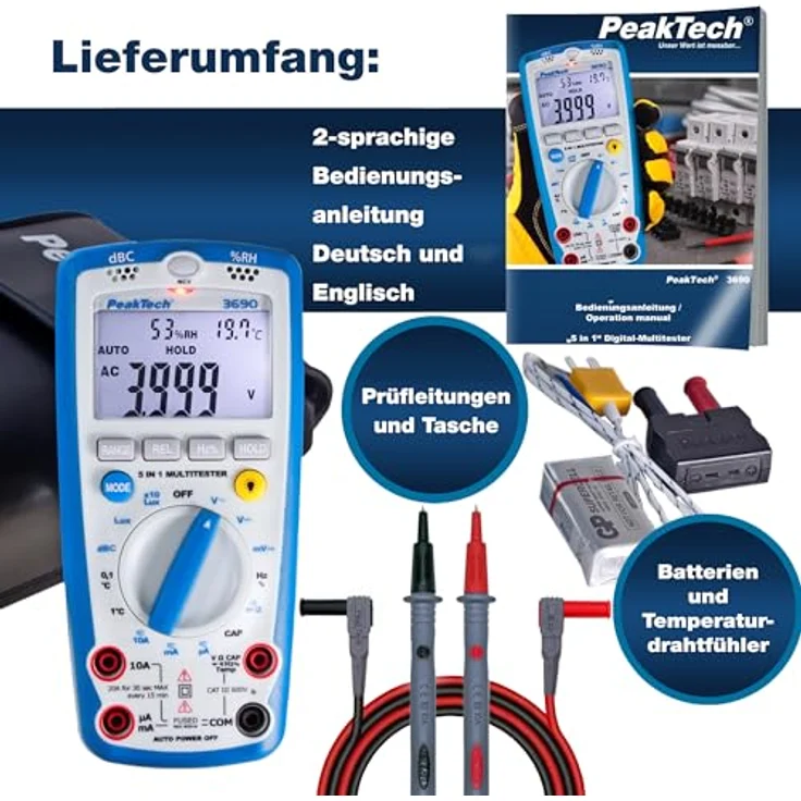 PeakTech P 3690 Digital-Multimeter , – Bild 8