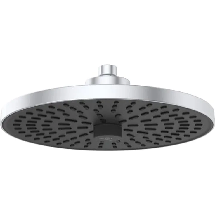 Ideal Standard Kopfbrause Alu+, 2-Funktionen, silber, mit reduziertem Wasserverbrauch und leicht zu reinigenden Düsen
