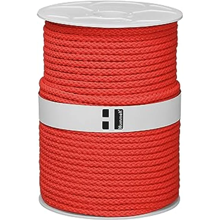 Hummelt Rope Universalseil Polypropylenseil 8mm 50m rot auf Rolle
